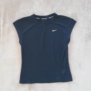 Nike Black Athletic Muscle Shirt, Small